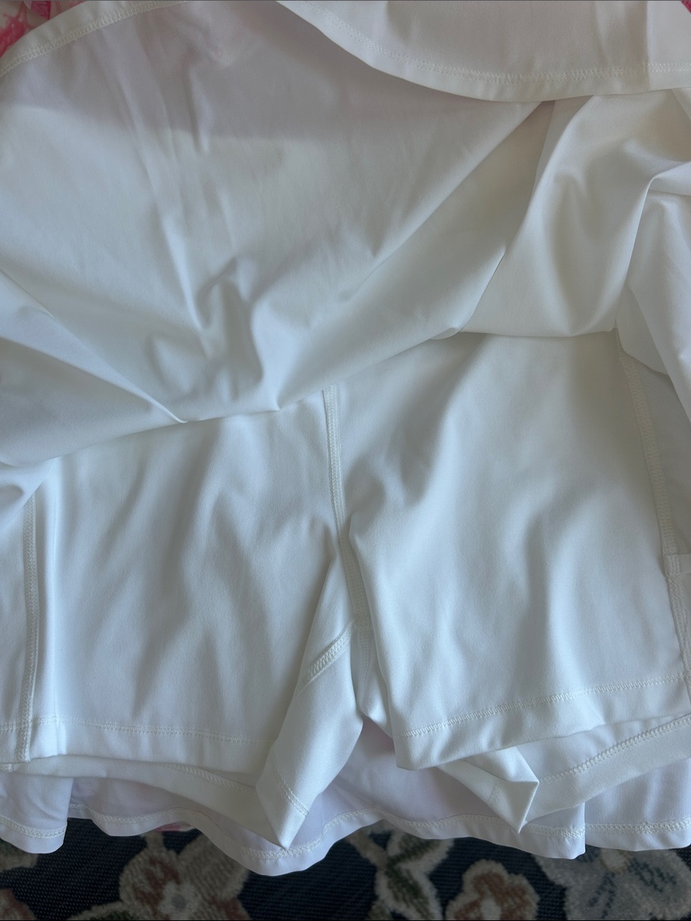 ZELOS White Flared Athletic Skort - Picture 5 of 5